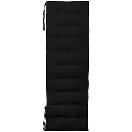 Brandsseller Bänkdyna Utomhus/Inomhus 27 Kviltning Ca. 120 x 40 x 4 cm (Svart)