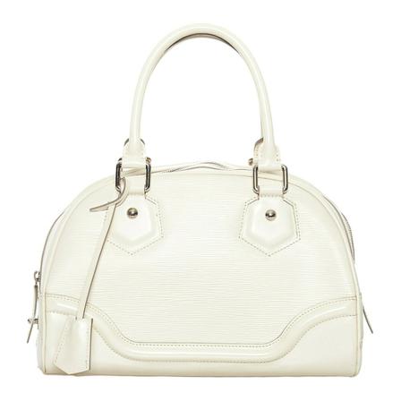 Louis Vuitton Vintage, Pre-owned Epi Bowling Montaigne PM Wit, Dames, Maat:ONE Size