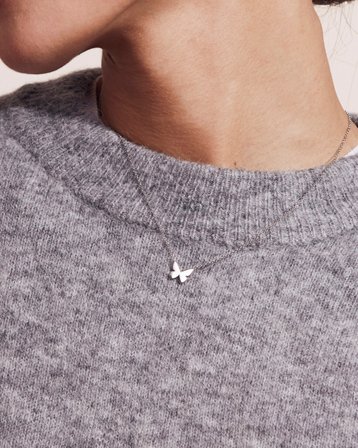 Edblad Papillon Necklace Steel Couleur argent Bijoux Fille - Kids Brand Store