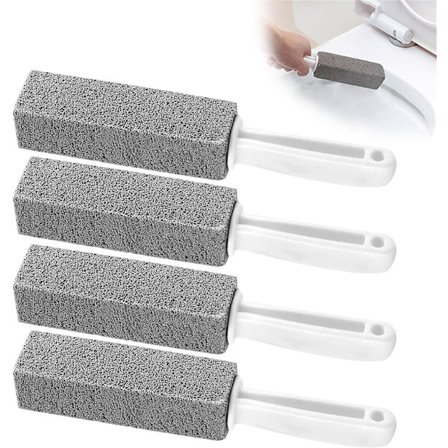 4 stk. Pumikstein Rengjøringsbørste, Naturlig Rengjøringsstenstikker