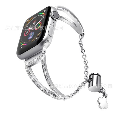 Klokkereim for Apple Watch iWatch 42/44/45/49mm Sølv