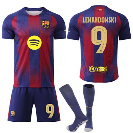 2025-2026 Barcelona Champions League Ny Fotballdrakt med Sokker