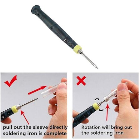 Mini Bærbar USB 5V 8W Elektrisk Loddejernspen