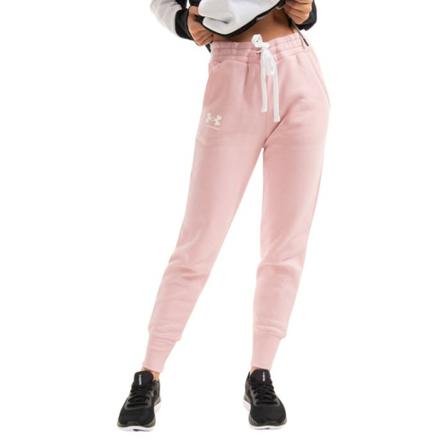 Under Armour, Spodnie damskie Rival Fleece Joggers 1356416 676 Różowy, Kobieta, Rozmiar: S