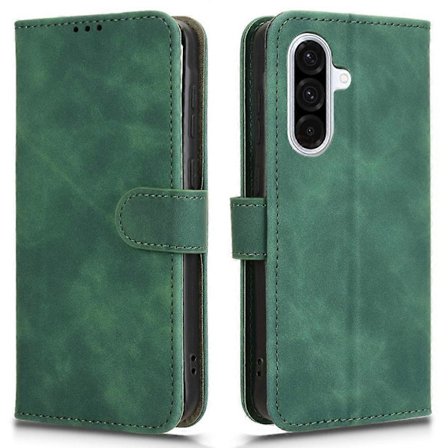 Läderfodral för Samsung Galaxy A56 5G, Skin-Feel Anti-Drop Plånboksfodral - (FMY)