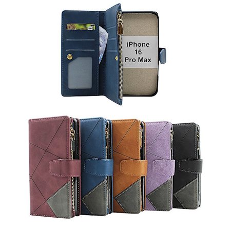 XL iPhone 16 Pro Max Lyx Plånboksfodral