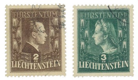 Liechtenstein 1944 - MICHEL 238/239 - Stemplet