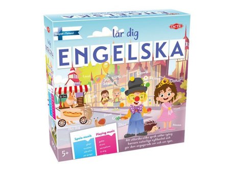 TACTIC Spel Lär dig engelska 7+ - Lyreco - Skola och förskola - Lekmaterial - Spel - Från 5 - 6 år