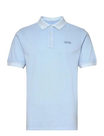 Mackay Polo M Polos Short-sleeved Blå Tenson*Betinget Tilbud