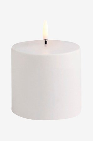 Uyuni - LED Blockljus Outdoor UYUNI 7,8x10,6 cm Vit - Vit - Ljus - Från Homeroom