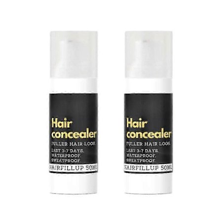 Hår Concealer Svart 50ml, Förbättra Hårfästet Puder för Kvinnor Män