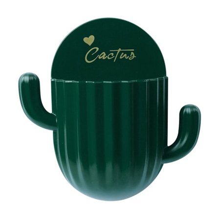 Hengende baderom Kjøkkenredskapsboks Tannbørsteoppbevaringsstativ Veggmontert tannbørsteholder Mørkegrønn