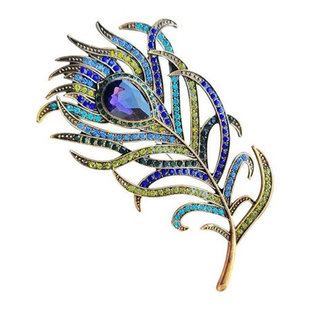 Brosje, rhinestone damebrosje, elegant stil, fest, brosjer til klær vintage