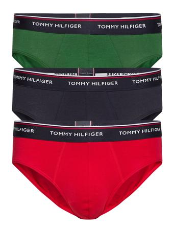 3P Brief Y-sepalus Briefs Alushousut Punainen Tommy Hilfiger