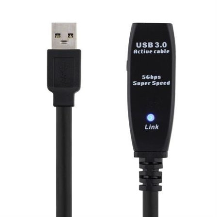 Deltaco USB3-1002 - USB-forlengelseskabel - USB-type A (hunn) til USB-type A (hann) - USB 3.0 - 5 m - aktiv - svart