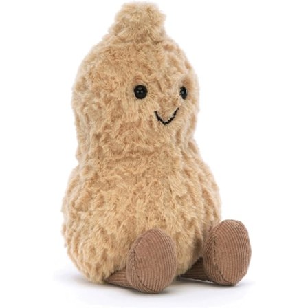 Jellycat Amuseables - Peanut Blødt Legetøj, 15 cm, Udstoppede Madvarer, Sjov Gaveidé