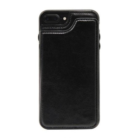 iPhone 7 /8 Plus PU Leather Wallet Case Black