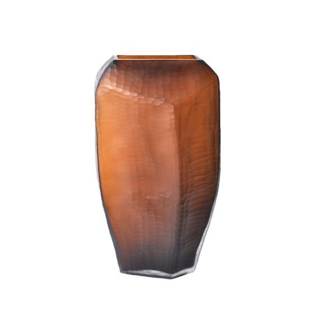 Brun glasvase, 21x12x38cm – buet design