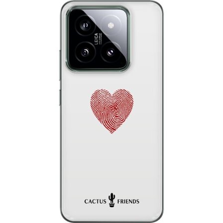 Yhteensopiva Puhelinkuori Xiaomi Xiaomi 14 Cactus and Friends - Fingerprint Love