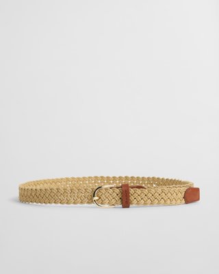 GANT - Rope Effect Braided Belte til dame caramel beige