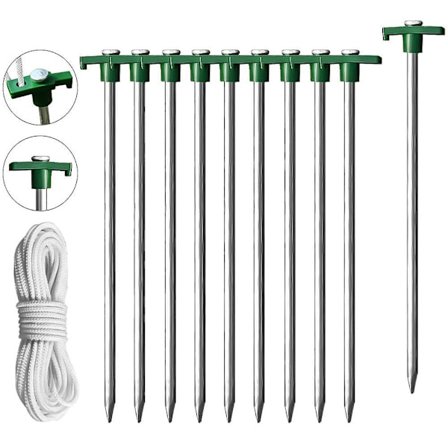 14 KPL Camping Telttateipit Telttatapit VIHREÄ