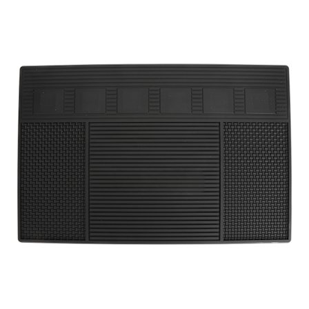 Parturi-kampaajan järjestetty matto estää liukumisen Silikoni Parturiliikkeen työasema Alusta leikkureille Saksille