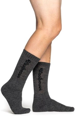 Woolpower Socks Classic Logo 400 Grey - Sukat