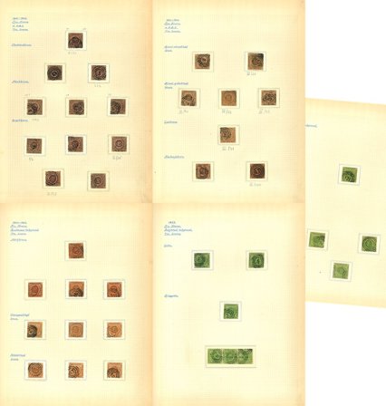 Danmark 1851-1904 - Samling i 1 springbind