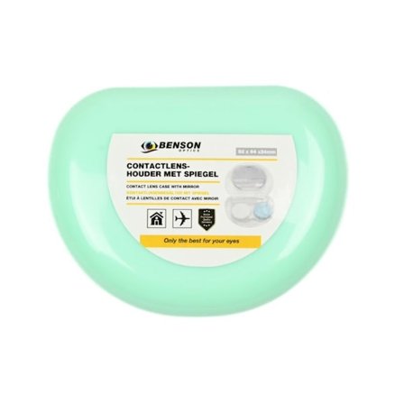 Allt du behöver för dina linser - Benson Kontaktlinsbehållare med Spegel