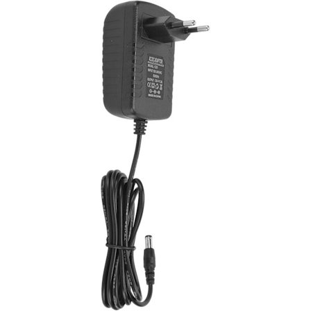 Lader, 12V 2A Ekstern Strømadapter AC til DC Ladebeskyttelse kompatibel Trådløs Ruter (EU Plugg)