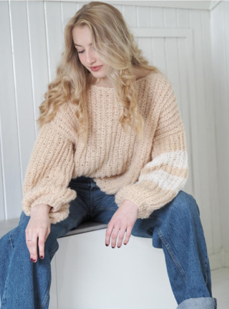 Knit Norway Comfy Patent Genser Oppskrift