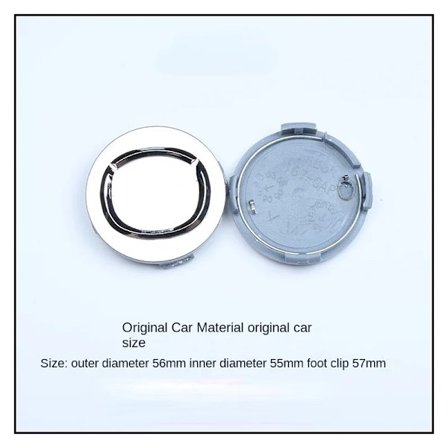 4 stk. Bil Nav Senterkopp 52mm 56mm Felg for Mazda 3 6 CX4 CX5 CX6 Family323 Axela Atenza Bilhjul Modifikasjon Reservedeler