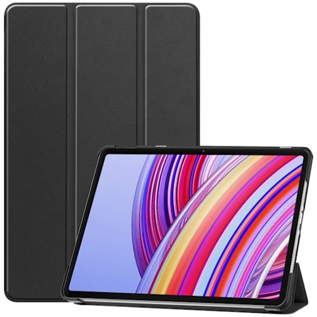 Xiaomi Redmi Pad Pro 12.1", Slim Cover Stativ Hårt Skal Fodral - Svart