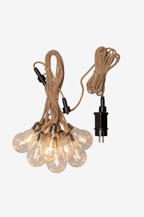 Star Trading - Utomhus String Light Jutta - Beige - Ljusslingor - Från Homeroom