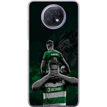 Yhteensopiva Puhelinkuori Xiaomi Redmi Note 9T Neonmotiivi, jossa teksti "Gaming is in my DNA" sinisenä ja punaisena tiiliseinällä, jossa loistava DNA