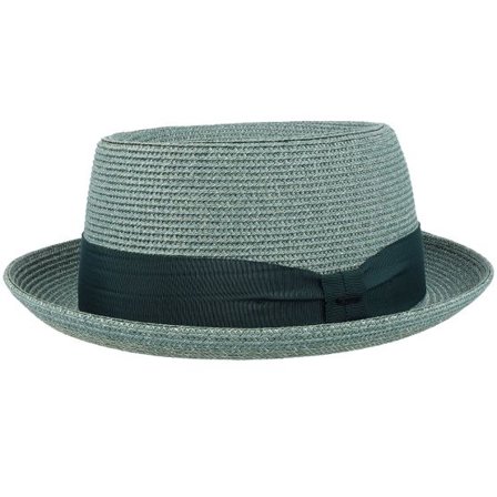 Bailey - Grön traditionalbeanie Hatt - Waits Fern Pork Pie Straw Hat @ Hatstore