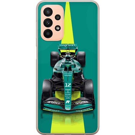Kompatibel Mobilcover til Samsung Samsung Galaxy A23 Aston Martin Formel 1 bil i grønt racerkoncept med moderne studiostemning