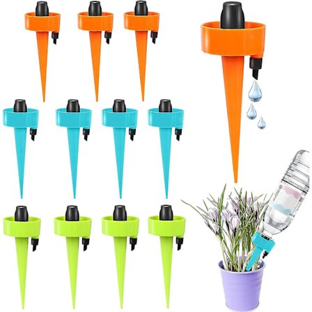 Automatisk Bevattningssystem, 12-delad Bevattning, Justerbar Med Kontrollventil, Lätt Att Vattna, För Nästan Alla Flaskor, Fo