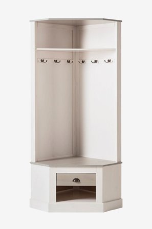 Loft24 - Eteisen kalusteet Toby - Valkoinen - Hyllyt & säilytys - - Homeroom