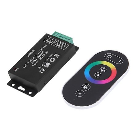 Berøringskontroll DC12V-24V 18A RF Trådløs Dimmer for RGB LED