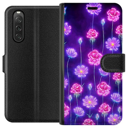 Yhteensopiva Lompakkokotelo Sony Xperia 10 V Bloom Reverie Electric Petals