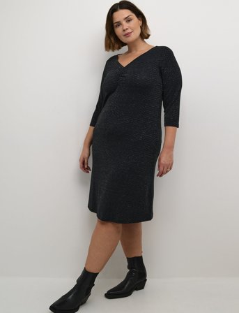 Kaffe Curve Kcellia Dress - Black - L