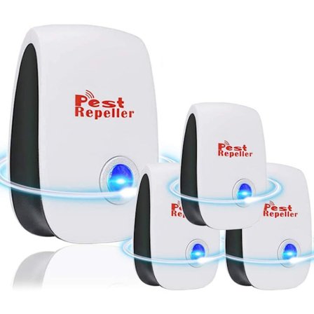 Tyst Ultraljuds Skadedjursbekämpare för Inomhusbruk, Miljövänlig Skadedjursbekämpning, Mångsidig Skadedjursavvisning, Lättanvänd Plug-in Design