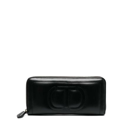 Twinset Wallets Cardholders Sort, Dame Punge og Kortholder, Størrelse: ONE Size