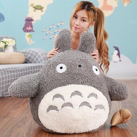 1kpl 30-70cm kawaii Totoro Pehmolelut Japanilaistyylinen Studio Ghibli Anime Cat Täytetty eläin Pitkä My Neighbor Tyyny lapsille Nukke