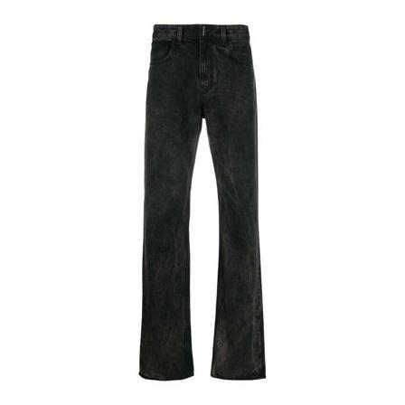 Givenchy, Straight Jeans Zwart, Heren, Maat:W32