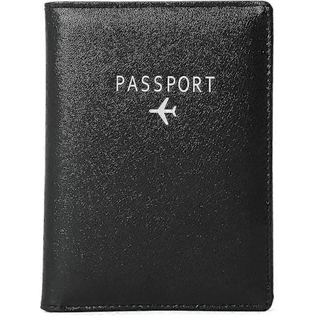 Passfodral Läder Rfid Skydd Resefodral Passfodral Plånbok