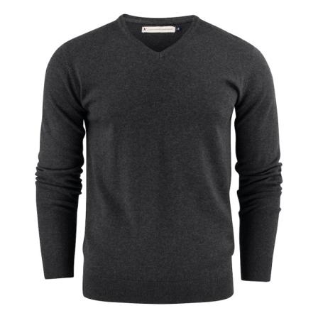 James Harvest Mens Ashland V-ringad Tröja L Svart