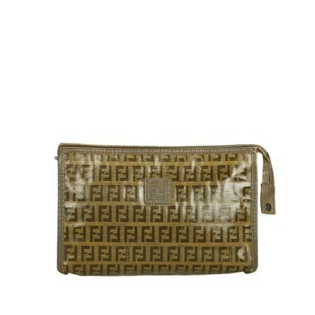 Fendi Vintage, Pre-owned Clutch bag Bruin, Dames, Maat:ONE Size