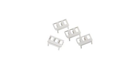 MP bolagen AUD51.3 Adapterplate 3xRJ45, Systimax, Strømbrytere & vegguttak